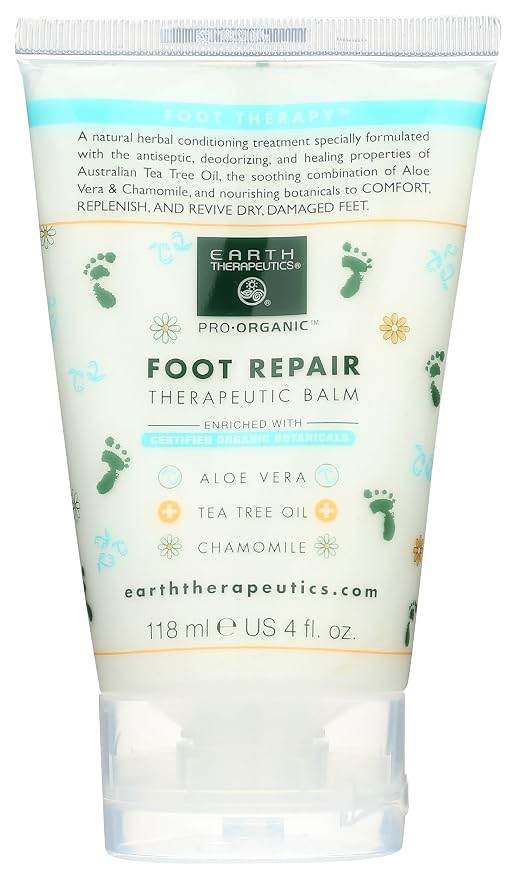 Earth Therapeutics, Foot Repair Balm, 4 Ounce by EarthTherapeutics