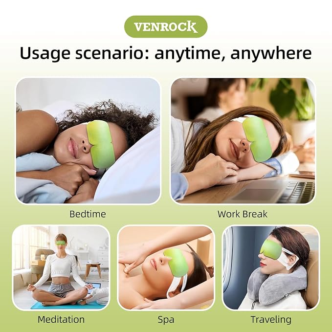 Venrock Lutein Self-Heating Steam Eye Mask 10 Packs - Image 8