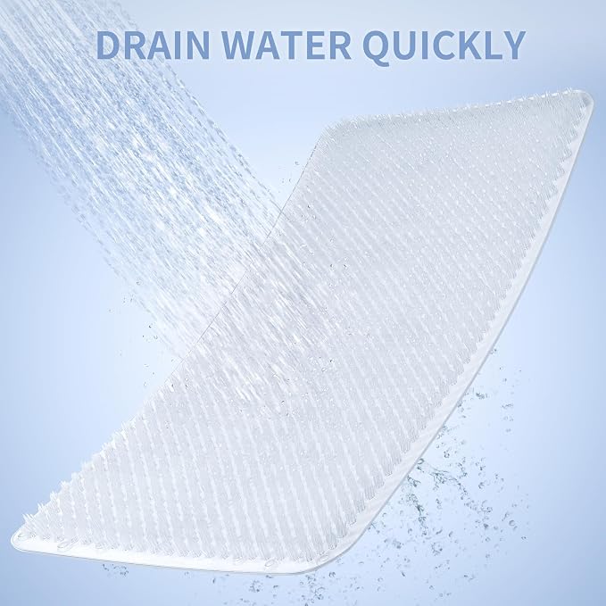 Yolife Shower Foot Scrubber Mat, Anti-Slip Bath Mat - Image 6
