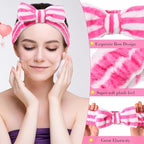 WILLBOND 24 Pieces Spa Headband Bulk Skincare Headbands Face Wash Makeup - Image 4