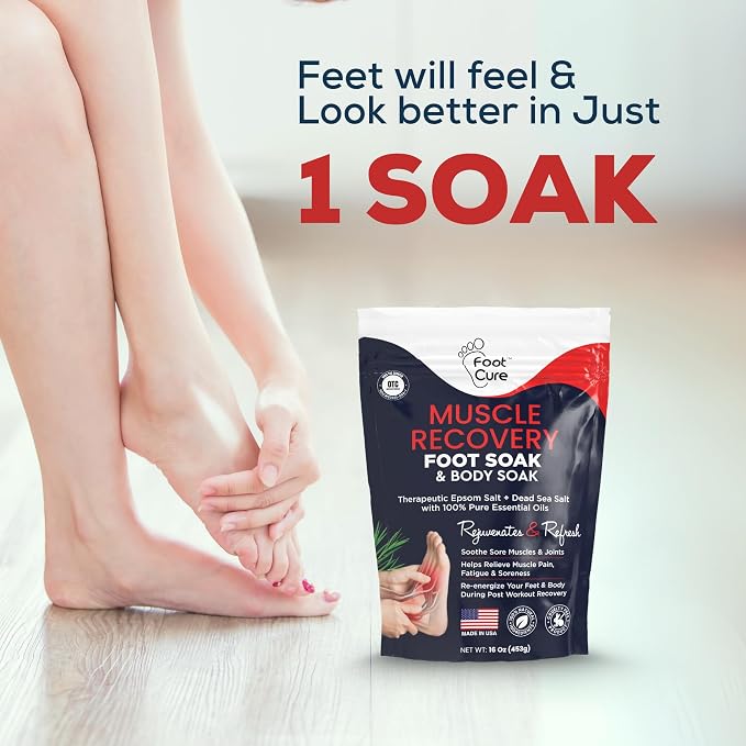 FOOT CURE Foot Soak with Epsom Salts – All-Natural Blend - Image 8