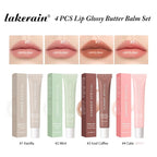 4 PCS Lip Glossy Butter Nourishing Balm, Lightweight, Non-Sticky, Long-lasting - Image 7