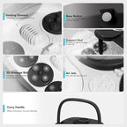 KNQZE Collapsible Foot Spa Electric Foot Bath - Image 4