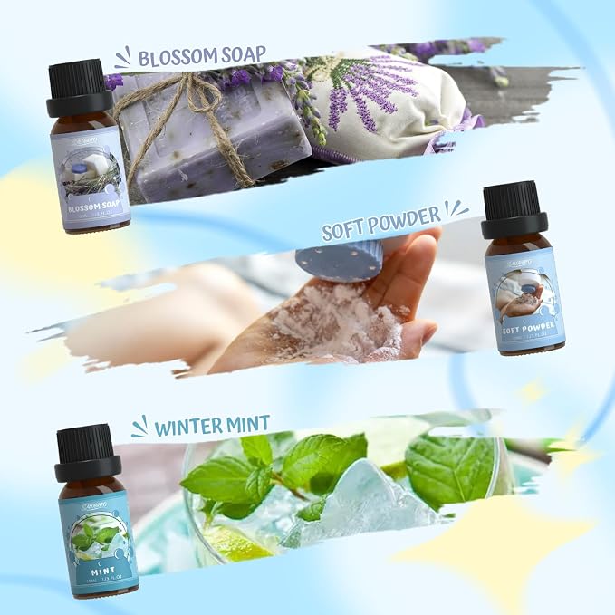 SALUBRITO Clean Fragrance Oils Set, Premium Essential Oils Set - Image 4