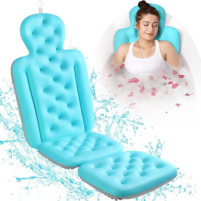 Full Body Bath Pillow for Bathtub, Thick Bathtub Cushion, Luxury Tub Pillow for by VOXOR