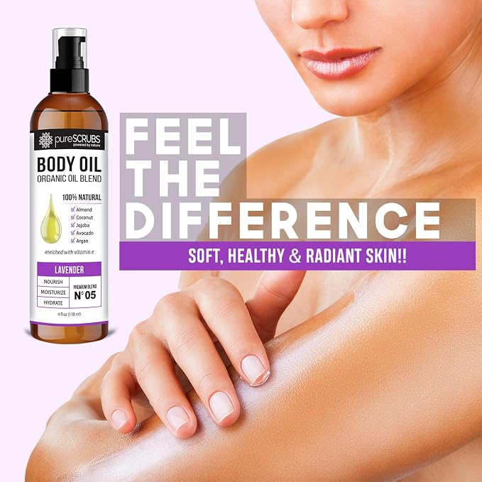 pureSCRUBS Ultra Moisturizing Lavender Body Oil Spray - Image 5
