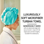 ILES FORMULA Hair Turban Towel – Ultra-Soft Microfiber Hair Towel Wrap - Image 3