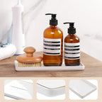 Gurygo 8" Bathroom Tray, Ceramic Vanity Trays - Image 5