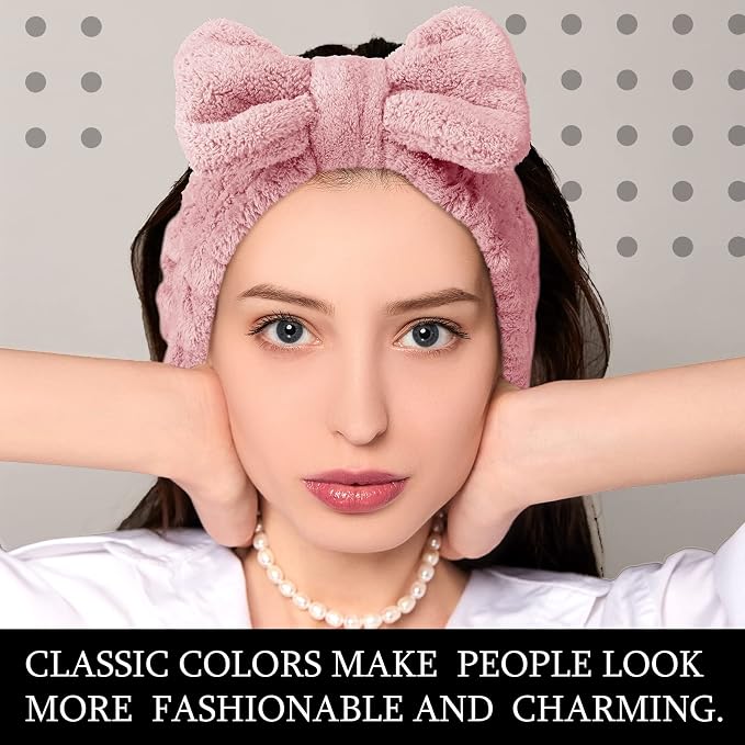 Hicarer 3 Pieces Towel Headbands - Image 4