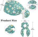 Women's Working Caps with Scrunchies Tarot Pattern Background Lace-Up Hat - Image 2