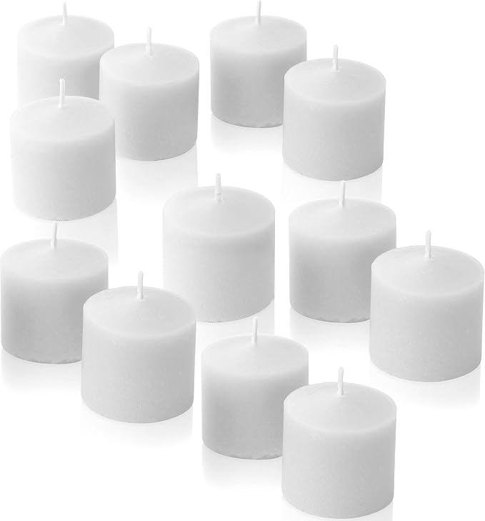 Fresh Linen Scented Votive Candles, Scented 10 Hour Burn Time by LightInTheDark