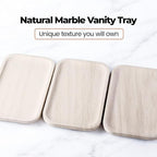 Karibiber Marble Vanity Tray, Bathroom Tray Countertop, Decorative Dresser - Image 5