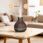 BZseed Aromatherapy Essential Oil Diffusers, Waterless Auto-Off, 7 Color LED - Image 2
