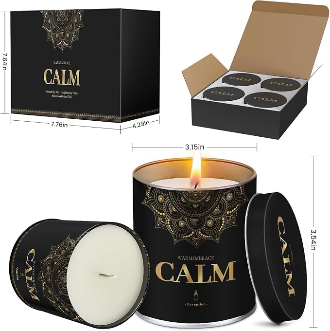 WarmEmbrace Scented Candles, 9 Oz Candle Sets - Image 2