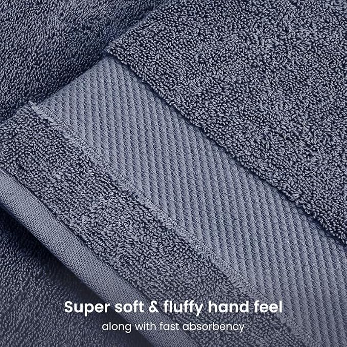 BIOWEAVES 100% Organic Cotton 700 GSM Luxury Bath Towels - Image 4