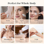BAIMEI IcyMe Jade Roller & Gua Sha Set Face Roller and Gua Sha Facial Tools - Image 7