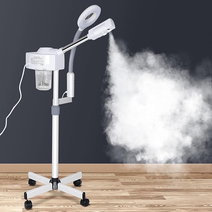 2 in 1 Facial Steamer 5X Magnifying Lamp - Image 4