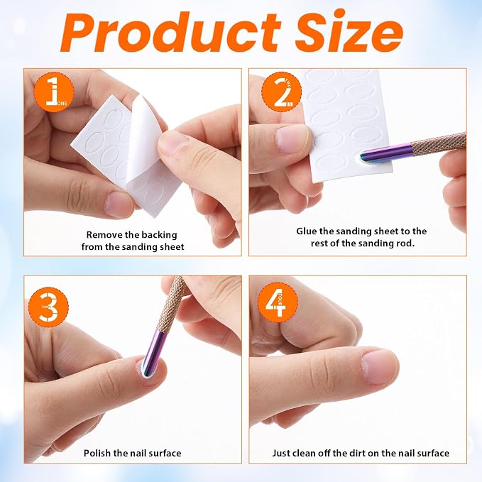 Cuticle Pusher, Dual Ended Nail Cuticle Remover - Image 3