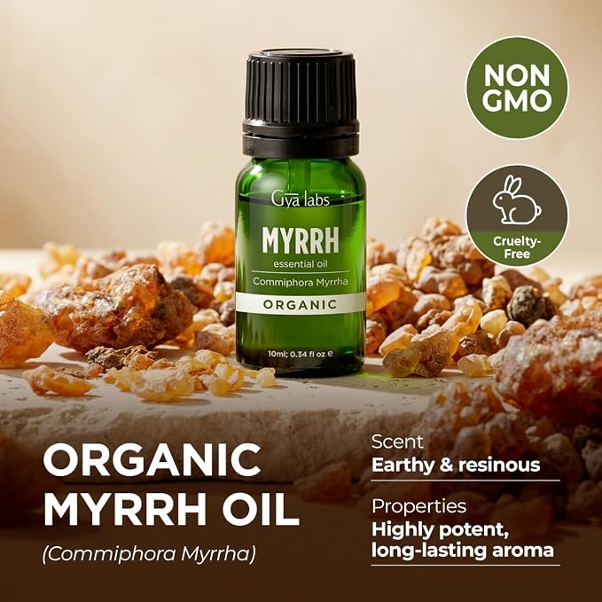 Gya Labs Organic Myrrh Essential Oil - Image 4