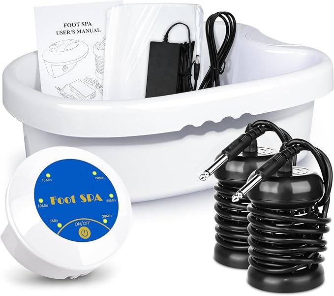 LeCuag Ionic Foot Bath Detox Machine, Portable Foot Detox Machine by LeCuag