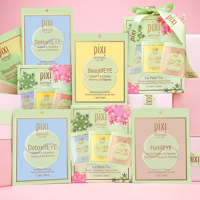 Pixi Beauty Holiday Eye Patch Trio | 3 Single Use Eye Patches - Image 7