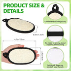 Boao 24 Pcs Loofah Pack Loofah Pads Bulk - Image 2