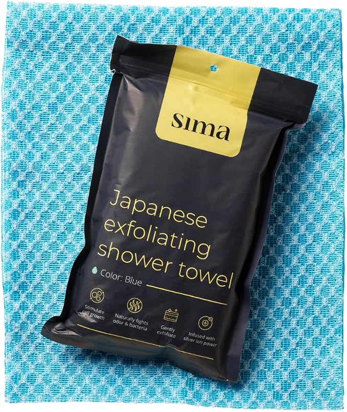 Sima Brand Exfoliating Washcloth Face & Body Scrub Towel - Image 7