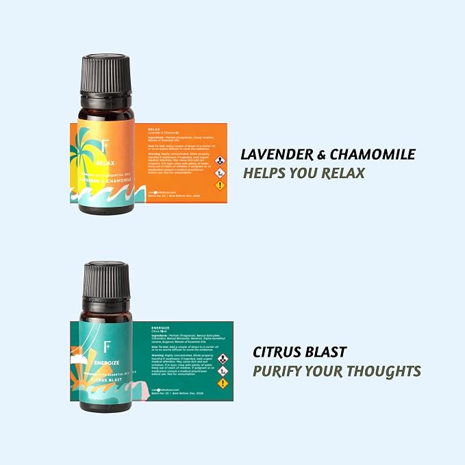 Folkulture Essential Oils Set for Diffuser | Set of 6 Everyday Aromatherapy - Image 7