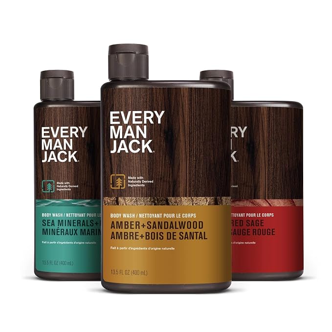 Every Man Jack Men's Body Wash Variety Pack - Image 8