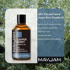 Juniper Berry Essential Oil 30ML/ 1.01FL.OZ, MAYJAM Pure Juniper Berry Oil - Image 3