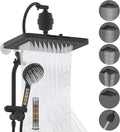 Hibbent 5-spray Dual Filtered Rainfall Shower Head Combo, High Pressure 13'' by Hibbent
