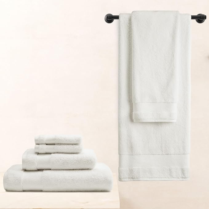 BIOWEAVES 100% Organic Cotton 700 GSM Plush Bath Towels 30" x 58" GOTS Certified - Image 6