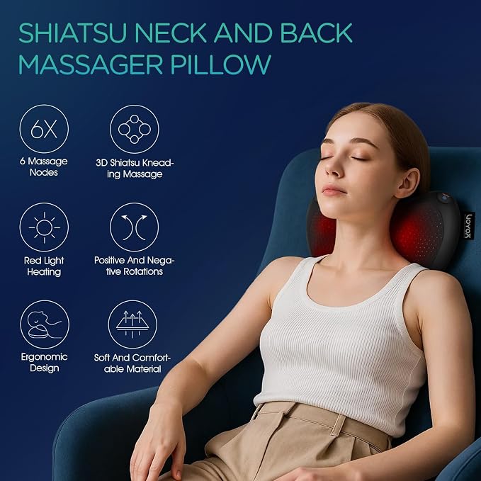 VOYOR-Health Shiatsu Neck and Back Massager - Image 2