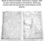 Marble Bathroom Vanity Tray, Natural Luxury Vanity Home Kitchen Bathroom Table - Image 4