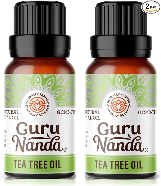 GuruNanda Tea Tree Essential Oil, 100% Pure, Natural and Undiluted Diffuser Oil by Gurunanda