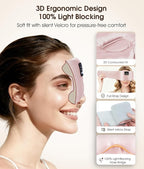MUSICOZY 3D Silk Bluetooth Sleep Mask Headphones, Mulberry Silk Eye Mask - Image 5
