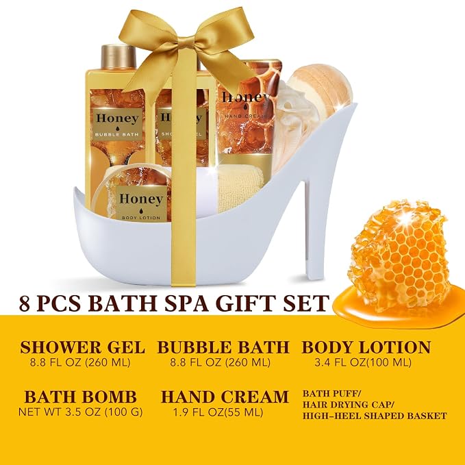 Spa Luxetique Gifts for Women High Heel Gift Set for Women 8pcs Spa Gift for - Image 2
