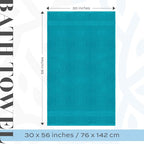 White Classic Luxury Bath Towels Large - Image 4