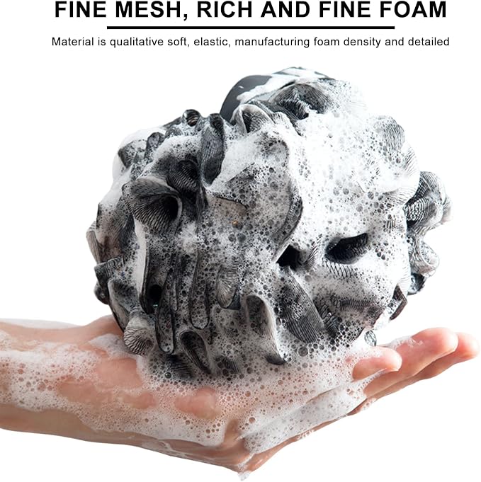 Loofah Bath Shower Sponge Body Scrubber, Extra Large 75g XL Exfoliate Mesh Pouf - Image 5
