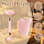 Gua Sha Facial Massage Tool and Roller Set, Facial Massager - Image 5