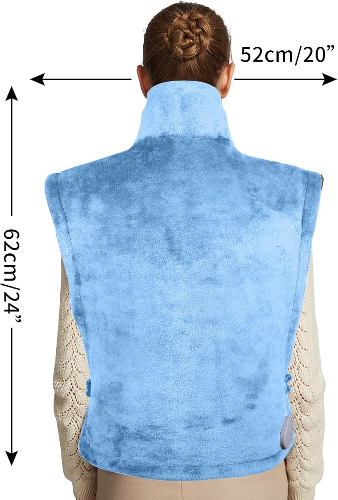 26" x 35" Flannel Neck&Shoulder&Back Heating Pad - Image 6
