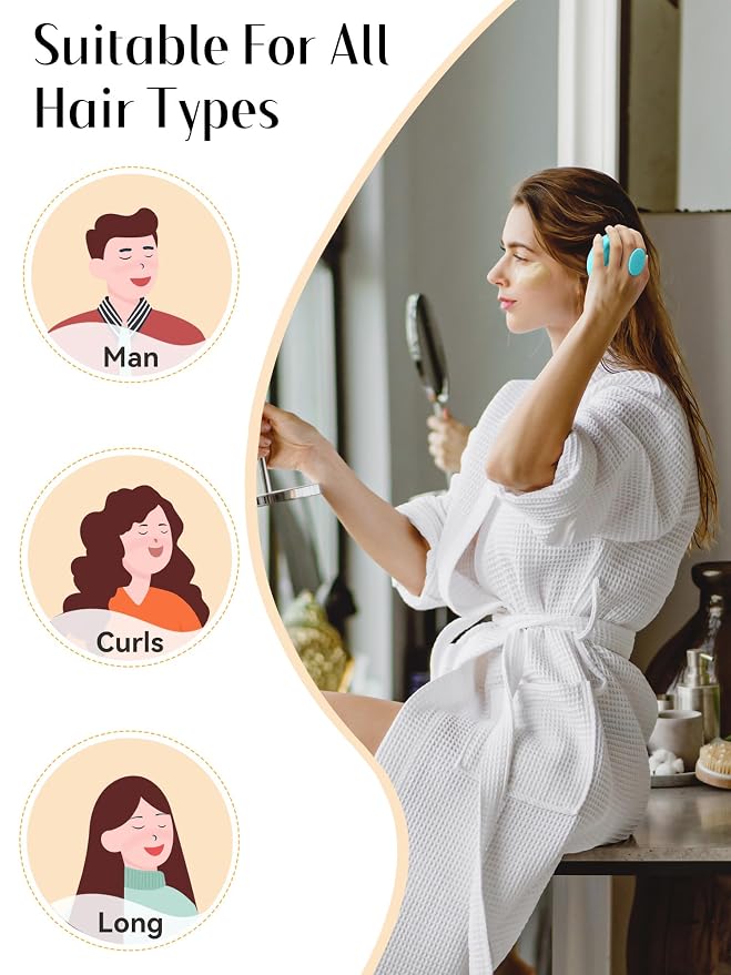 HEETA Hair Scalp Massager for Hair Growth, Shampoo Brush, Scalp Scrubber - Image 7