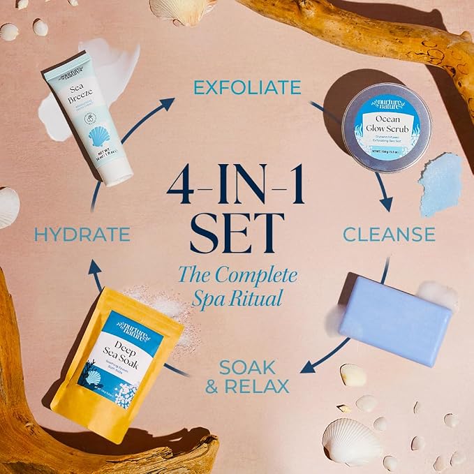Nurture by Nature Bath Gift Set - Image 2
