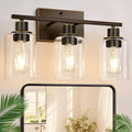 Indoi 3 Light Bathroom Light Fixtures, Oil-Rubbed Bronze Modern Vanity Lights by Indoibrightenyourbathroom