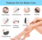 Callus Remover for Feet Electric Foot File, 13-in-1 Professional Pedicure Tools - Image 7