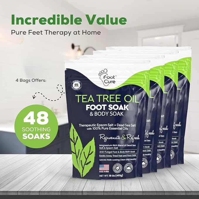 FOOT CURE Tea Tree Oil Foot Soak - Image 3