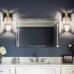 SOLFART Crystal 1 Light Bathroom Vanity Light Over Mirror Wall Sconce Fixture - Image 3