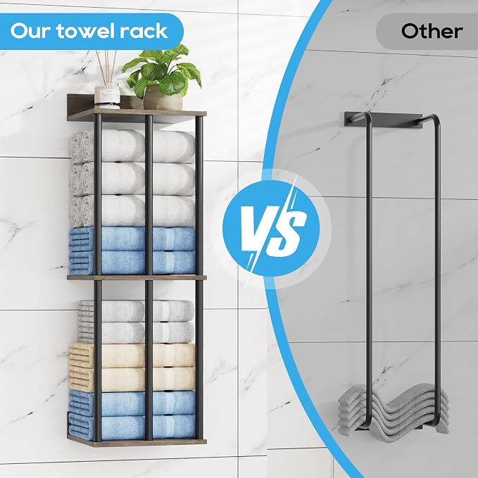 Towel Racks for Bathroom Wall Mounted - Image 6