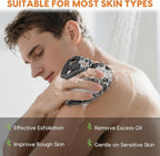 Silicone Body Scrubber, Non-Slip Handheld Cleansing Brush, Rich Foam, Deep - Image 5