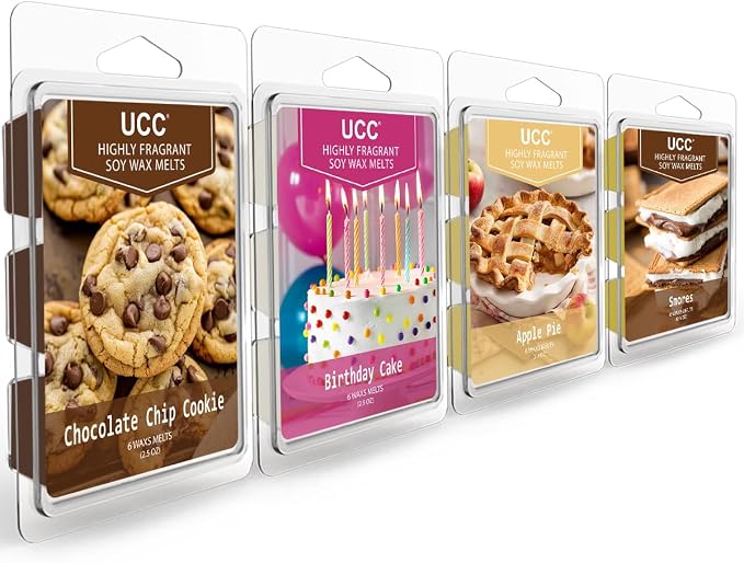 UCC Plant Based Natural Wax Melts, Strong Fragrance, Long Lasting Premium Soy by UCCHomeFragranceAccompany